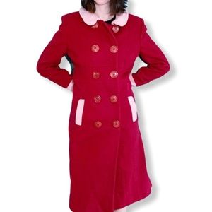 Sarah Berman wool coat sz S 1 EURO